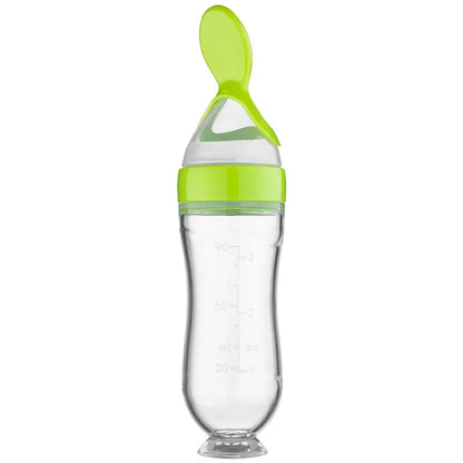 Biberon-cuillère-comprimable-verte