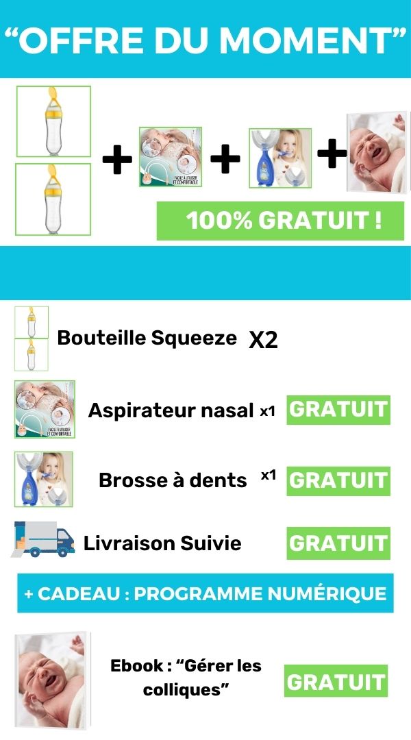 Biberon cuillère pour bébé| EasyBottle™ Jaune