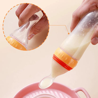 Biberon cuillère pour bébé| EasyBottle™ Jaune