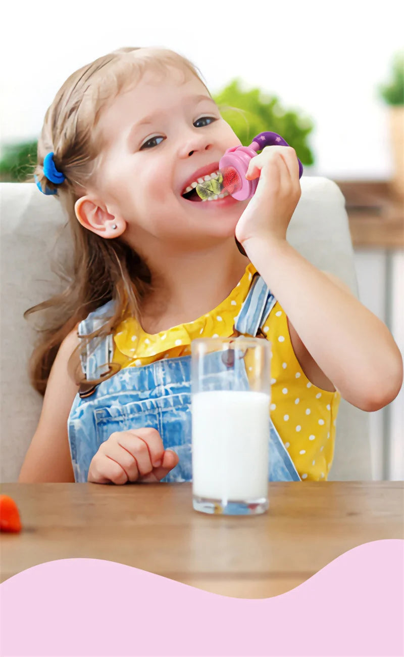 Tétines à fruits/légumes frais pour bébé à l'unité.