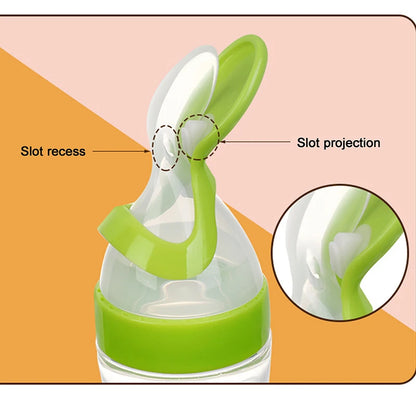 Biberon cuillère pour bébé| EasyBottle™ 5 couleurs