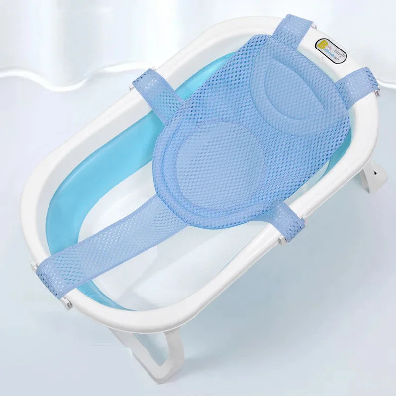 Siège de bain pour bébé avec boucle réglable et ceinture de sécurité pour le dos