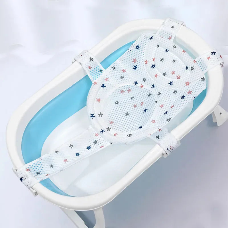 Siège de bain pour bébé avec boucle réglable et ceinture de sécurité pour le dos