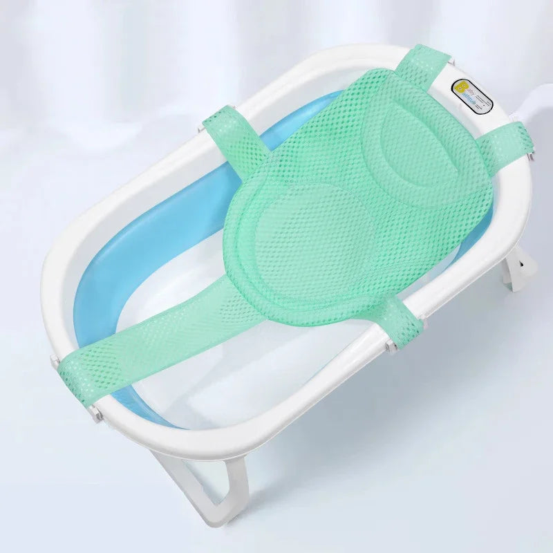 Siège de bain pour bébé avec boucle réglable et ceinture de sécurité pour le dos