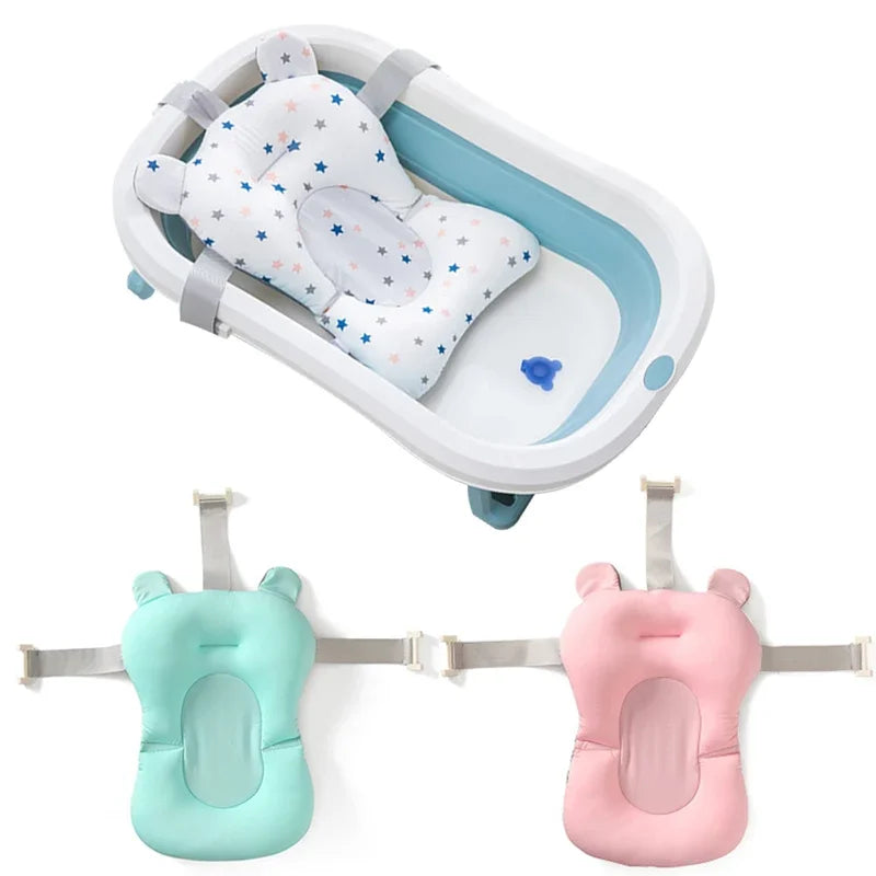 Siège de bain pour bébé avec boucle réglable et ceinture de sécurité pour le dos