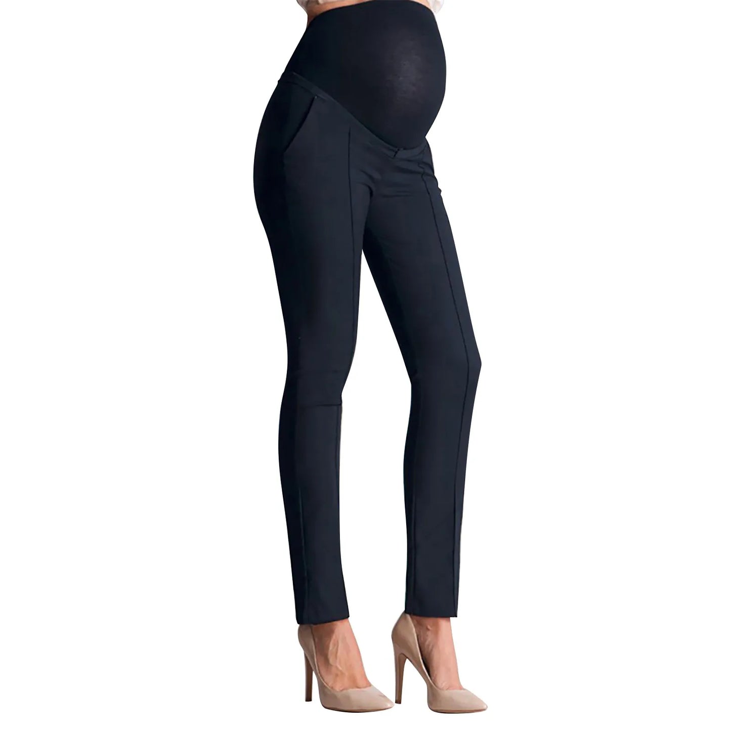 pantalon de maternité bleu