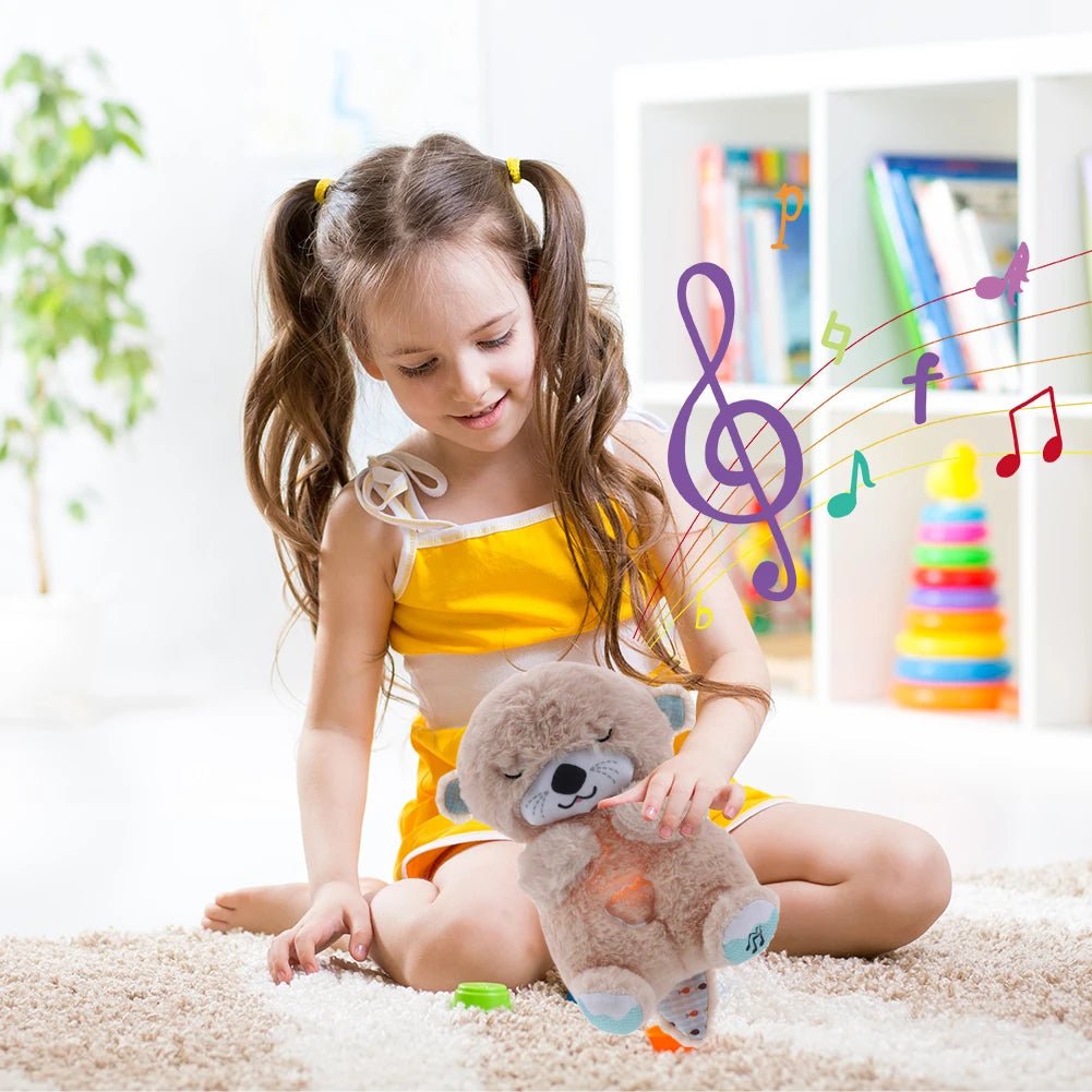 Peluche Apaisante musicale et lumineuse pour bébé - l'univers des bébés