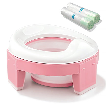petit pot portatif pour bebe avec rouleau de sacs