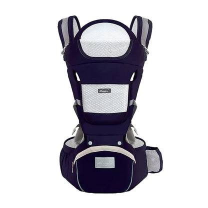 porte bebe bleu fonce