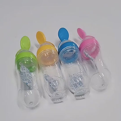 Biberon cuillère pour bébé | EasyBottle™ bleu