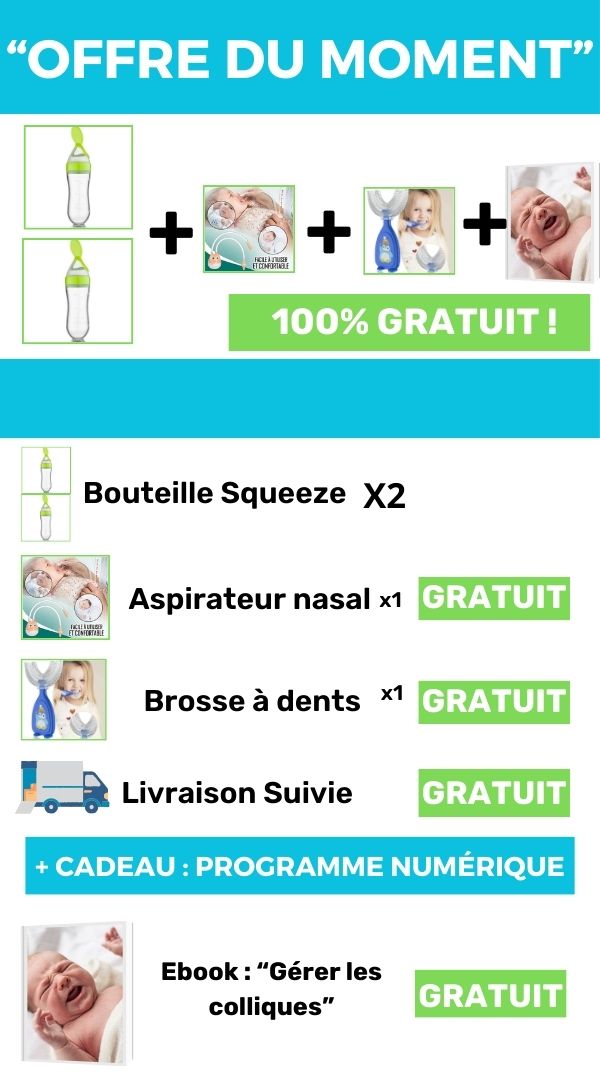 bouteille comprimable avec cuillere verte