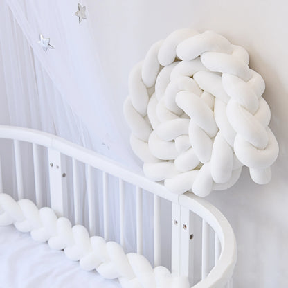 tresse de lit blanche