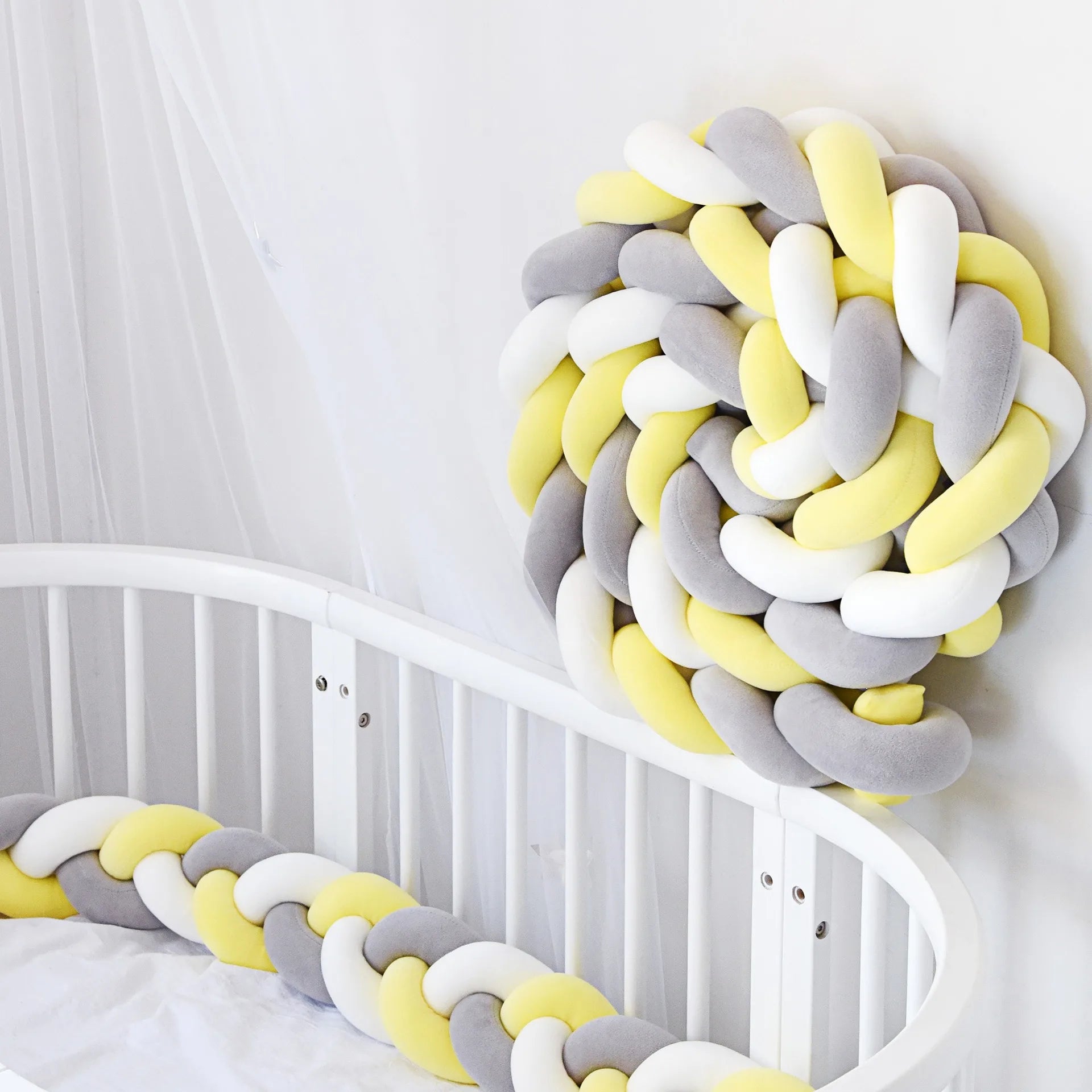 tresse de lit trois couleurs
