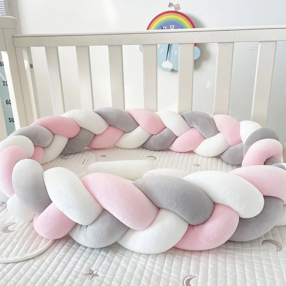 tresse de lit trois couleurs